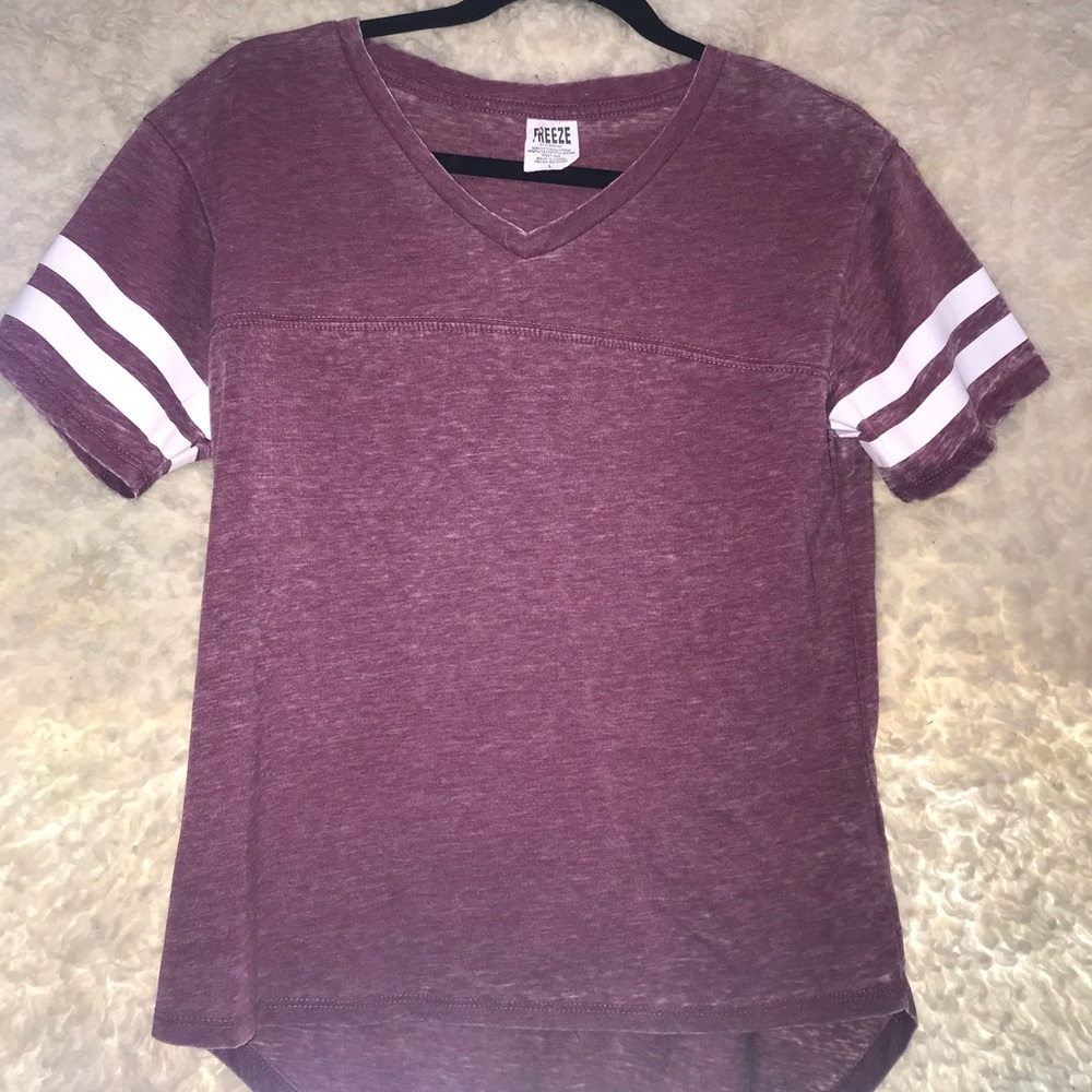 purple jersey tee